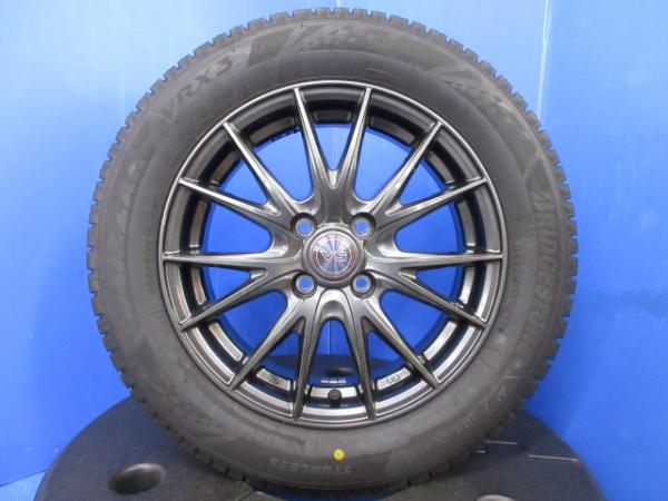 トヨタ アクア ヴィッツ 4本 15インチ 4穴 4-100 PCD 100 新品 国産 ブリヂストン ブリザック VRX3 185/65R15 スタッドレスタイヤ 冬用タイヤ 冬タイヤ タイヤホイールセット 冬タイヤセット 冬用セット スタッドレスセット スタッドレス 冬用 冬 タイヤ ホイール スノー