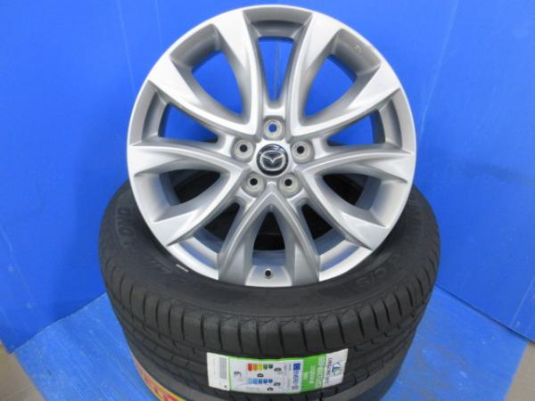 4本 マツダ KE系 CX-5純正 19インチ 5H 5穴 PCD 114.3 新品 225/55R19 ラジアルタイヤ 夏用タイヤ 夏タイヤ 夏タイヤセット ラジアル 夏用 夏 タイヤ ホイール 純正アルミ ホイール LDA-KE2AW LDA-KE2FW DBA-KE5AW DBA-KE5FW DBA-KEEAW DBA-KEEFW Lパッケージ アニバーサリー