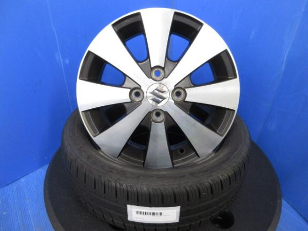 MRワゴン アルトラパン 4本_スズキ純正 14インチ 4H 4穴 PCD 100 深溝 165/55R14 ラジアルタイヤ 夏用タイヤ 夏タイヤ 夏タイヤセット 夏用セット ラジアル ノーマル 夏用 夏 タイヤ ホイール 純正アルミ サマータイヤ CBA-MF21S LA-MF21S UA-MF21S CBA-HE21S
