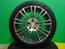 クラウン HS 等 新品 スタッドレス 中古 アルミ 4本 セット ブリヂストン ブリザック VRX3 225/45R18 18インチ アルミセット マークX ジオ 等