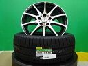 ステップワゴン 等 ダンロップ エナセーブ RV505 205/55R17 新品 ミニバン専用 タイヤ 中古 アルミ 4本セット 夏タイヤ 17インチ ロクサーニ 7.0J 48 5H114.3 ブラックポリッシュ ホイールセット