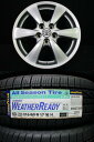 C-HR トヨタ エスティマ ハイブリッド純正 7J-17+50 114.3 シルバー グッドイヤー 215/60R17新品オールシーズンタイヤ 須賀川店