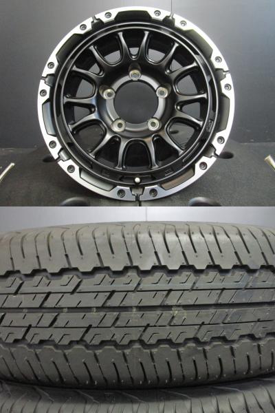 【20日限定!抽選で最大100％Pバック!】VENES SUV ヴェネス M7BR 6J-15 0 139.7 SGBK/RPOL グラントレックAT20 195/80R15 ジムニーシエラ JB74W オフロード 須賀川店頭取付OK