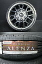 マルカ NITROPOWER M27GRENADEグレネード7J-17+40 114.3SGB/RVP ブリヂストンALENZA LX100 225/65R17エクストレイル 須賀川店頭取付OK(2)
