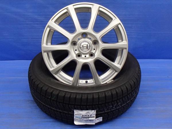 送料無料 新品 スタッドレス 中古 ホイール 4本セット ブリヂストン ブリザック VRX2 205/60R16 アルミ 16インチ 6.5J 5H114.3 +45