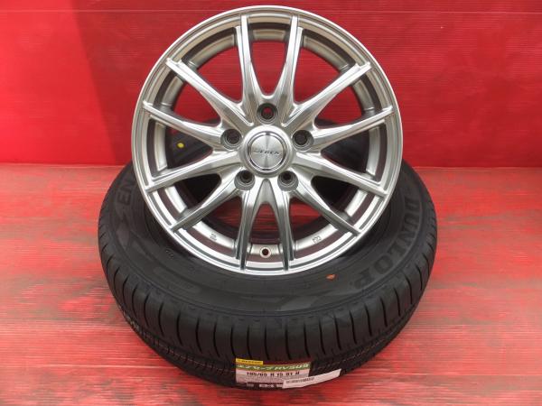 195/65R15 ミニバン用 ダンロップ エナセーブ RV505 レーベン 15インチ 新品夏タイヤ 中古ホイール セット アイシス セレナ ランディ