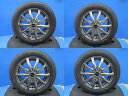 中古 アルミ 14インチ 4.5J +45 4H100 新品冬タイヤ 155/65R14 ヨコハマ アイスガード60 IG60 2023年製 4本セット価格 軽自動車 ウェイク サクラ スペーシア 境