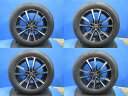 中古 アルミ 17インチ 7J +48 5H114.3 夏タイヤ 215/60R17 ブリジストン アレンザ 2023年製 4本セット価格 ヴェゼル CX30 C-HR 境