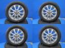 中古 アルミ 15インチ 5.5J +50 4H100 JOKER 新品夏タイヤ ダンロップ EC204 185/65R15 4本セット価格 コンパクトカー アクア ノート フリード 境