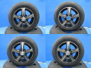 中古 アルミ 13インチ 4J +43 4H100 新品夏タイヤ ロードストーン 145/80R13 2025年製 4本セット価格 軽自動車 ラパン フレア デイズ NBOX タント 境