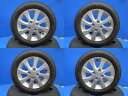中古 ミツビシ純正 14インチ 4.5J +46 4H100 中古冬タイヤ ブリジストン VRX2 155/65R14 2023年製 4本セット価格 デリカミニ EKワゴン EKクロス 境