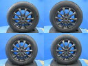 中古 アルミ 15インチ 6J +53 5H114.3 新品冬タイヤ 195/65R15 トーヨー オブザーブギズ2 2023年製 境 エスクァイア ステップワゴン アクセラ