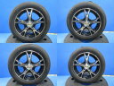中古 WORK STEEZ ワーク 15インチ 4.5J +45 4H100 新品夏タイヤ 165/55R15 2024年製 ロードストーン 4本セット価格 軽自動車 タント NBOX キャロル 境