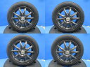 中古 アルミ 14インチ 4.5J +45 4H100 新品冬タイヤ 155/65R14 2023年製 ヨコハマ アイスガード60 4本セット価格 軽自動車 タント ミライース NONE 境