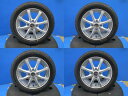 中古 ホンダ専用アルミ 14インチ 4.5J +40 4H100 新品冬タイヤ 165/55R14 ヨコハマ IG60 アイスガード60 2023年製 4本セット価格 ゼスト ライフ 境