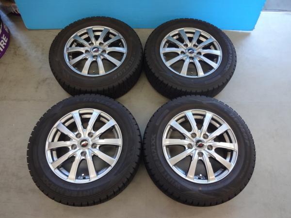 【20日限定!抽選で最大100％Pバック!】195/65R15 ダンロップ WM02 2022年製 中古アルミ 6J +53 5H114.3 アイシス ノア ヴォクシー アコード ステップワゴン プレマシー アクセラ 埼玉