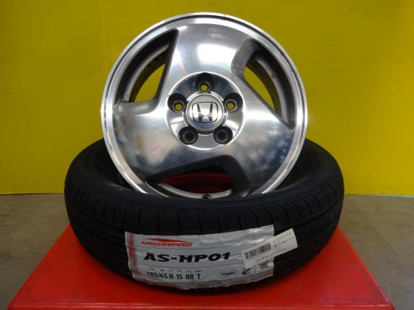 【15日限定!抽選で最大100％Pバック!】フリード 新品夏タイヤ 185/65R15 2022年製 ホンダ純正 15インチ 5.5J +50 5H114.3 フリード+ GB5 GB6 GB7 GB8 夏用セット イメージチェンジ 純正流用 埼玉