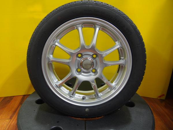 175/55R15 アイリンク L-GRIP66 2022年製 + ブリヂストン エコフォルム 15インチ 5.5J ET45 4H100 タンク ルーミー パッソ ブーン