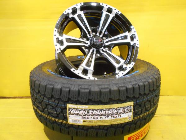 265/65R17 ハイラックス サーフ ランドクルーザー プラド パジェロ 新品 VENES SUV 17インチ 7.5J +30 6H139.7 新品 トーヨー オープンカントリー A/TIII 個人宅OK GUN125 GRN215W KDN215W RZN215W TRN215W VZN215W GDJ150W GRJ120W GRJ121W ゴツゴツ オールテレーン