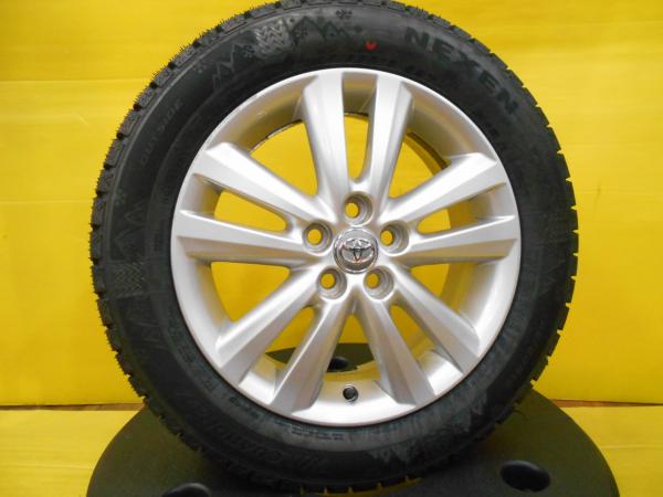 【15日限定!抽選で最大100％Pバック!】スタッドレス 195/60R16 ウィッシュ 中古 トヨタ ウィッシュ純正 16インチ 6.5J +45 5H100 新品 ネクセン ウィンガードアイス2 個人宅OK ZGE20G ZGE20W ZGE21G ZGE22W ZGE25G ZGE25W 雪 スノー 冬 輸入スタッドレス