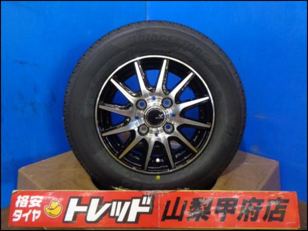 大特価! 送料無料 軽トラ 軽バン 貨物 新品セット BEST SPEC-K 12インチ 4.0J +42 4H 100 ブリヂストン K370 145/80R12 80/78N LT 4本 2022年製 夏タイヤ バモス バモスホビオ サンバーディアスワゴン エブリイ ミニキャブバン ハイゼット ハイゼットトラック HM1 HM2