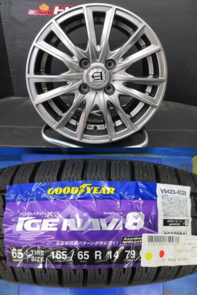 165/65R14 グッドイヤー ICE NAVI8 テクノ