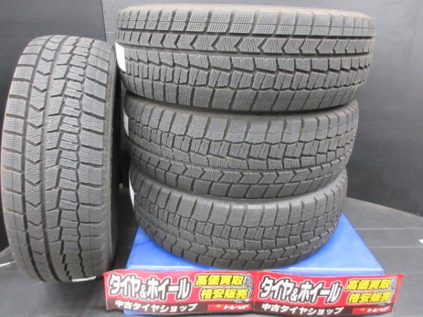 【18日限定!抽選で最大100％Pバック!】送料無料 195/65R15 中古 スタッドレス タイヤ ダンロップ ウィンターマックス WM02 195/65R15 91Q 4本セット プリウス エスクァイア カローラスポーツ セレナ