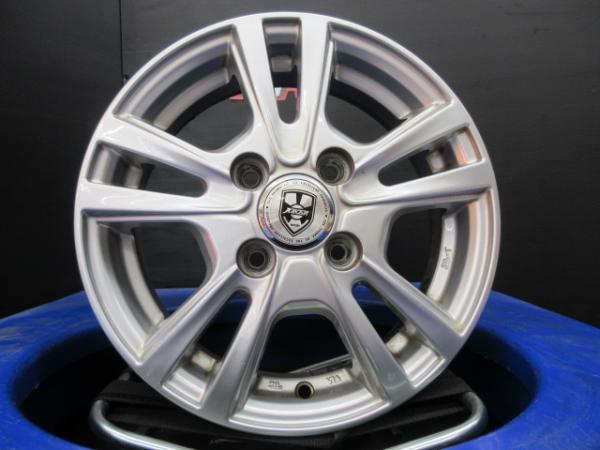 スペーシア ライフ ミライース 中古 4本 WEDS ウェッズ JOKER アルミホイール 4J-13 +43 100 4H 萩 ピクシスエポック LA350A/ピクシスエポック LA360A/ピノ HC24S/モコ LG21S/モコ MG21S/モコ MG22S/モコ MG33S/ルークス ML21S/ザッツ JD1/ザッツ JD2/ゼスト JE1