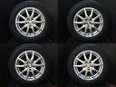 セレナ C28 ヤリスクロス 4本セット 送料無料 新品 国産 スタッドレス トーヨータイヤ OBSERVE GIZ 205/65R16 中古 16インチ シルバー アルミホイール