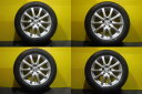 カローラクロス ヴェルファイア 4本セット 送料無料 新品 スタッドレス ピレリ ICEZERO ASINMMETRICO 215/60R17 中古 17インチ シルバー アルミホイール
