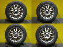 ムーヴ スペーシア ワゴンR 4本セット 送料無料 新品 国産 ダンロップ エナセーブ EC204 145/80R13 中古 13インチ アルミホイール