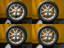 ノア ヴォクシー エスクァイア 4本セット 送料無料 中古 スタッドレス ナンカン ICE ACTIVA AW-1 195/65R15 中古 15インチ シルバー アルミホイール