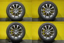 セレナ C28 4本セット 送料無料 新品 国産 スタッドレス グッドイヤー ICENAVI7 アイスナビ7 205/65R16 中古 16インチ ガンメタ アルミホイール