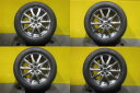シエンタ 10系 4本セット 送料無料 新品 ピレリ ICEZERO ASINMMETRICO アイスゼロアシンメトリコ 185/65R15 中古 15インチ ガンメタ アルミホイール