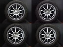 シエンタ 170系 4本セット 送料無料 中古 スタッドレス ピレリ ICEZERO ASINMMETRICO アイスゼロアシンメトリコ 185/60R15 中古 15インチ ガンメタ アルミホイール
