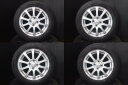 アクア フィット 4本セット 送料無料 新品 国産 スタッドレス ヨコハマ アイスガード IG60 175/65R15 中古 15インチ シルバー アルミホイール