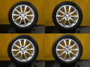 ライズ ロッキー レックス 4本セット 送料無料 中古 国産 スタッドレス ダンロップ ウィンターマックス WM02 195/60R17 中古 17インチ シルバー アルミホイール