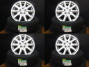 シエンタ 10系 送料無料 新品 国産 サマータイヤ ダンロップ エナセーブ EC204 185/65R15 中古 美品 15インチ シルバー アルミホイール 4本セット