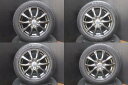 セレナ C25 C26 C27 4本セット 送料無料 新品 サマータイヤ ミシュラン PRIMACY4+ プライマシー4+ 195/60R16 中古 16インチ ガンメタ アルミホイール