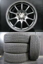 【C-HR エスティマ エルグランド】国産 中古 215/60R17 DUNLOP WINTERMAXX03 21年製 & 新品 ZT10 7.0-17 5H114.3 +48 冬組 4本 白河