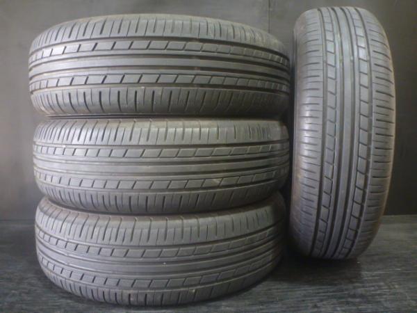 【15日限定!抽選で最大100％Pバック!】中古 4本セット ES31 155/65R13 ヨコハマ ECOS 国産 夏タイヤ サマー 低燃費 エコタイヤ ライフ ワゴンR パレット モコ 白河