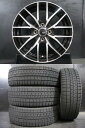 【タンク トール 等】新品アルミ FS-01 5.5-15 +42 4/100 & 中古冬タイヤ 175/55R15 BRIDGESTONE BLIZZAK VRX2 冬組4本セット 白河