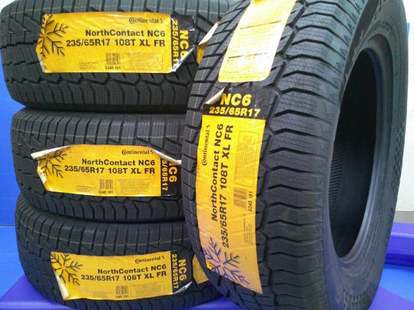 【東大宮】未使用 アウトレット スタッドレス コンチネンタル NC6 235/65R17 2019年製 4本セット グランドチェロキー Eペイス XC60
