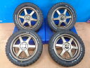 【東大宮】お買い得【新品アウトレット】J-TECH S-6 15x4.5J+45 4/100 NK 4×4 WD MT 165/60R15 77S 2021製 4本 ハスラ- アゲトラに