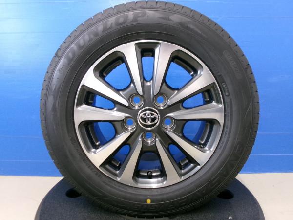 195/65R15 ダンロップ 夏タイヤ 新品 トヨタ エスクァイア 純正 15インチ 6.0J +50 5H114.3 中古 アルミ ホイール ノア ヴォクシー AZR ZRR ZWR 岡崎