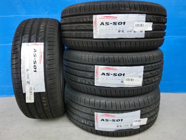 【25日限定!抽選で最大100％Pバック!】カムリ 新品 輸入 夏タイヤ 4本 215/55R17 94W XL ARROWSPEED S01 エスティマ クラウン エスクード ヴェゼル オデッセイ ティアナ ステージア スカイライン V35 M35 ジューク 店頭取付できます 岡崎