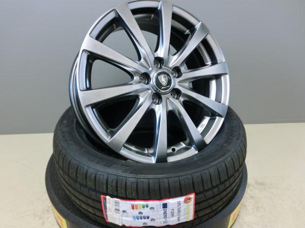 170系 シエンタ インチアップ 195/50R16 サマータイヤ ホイール 4本 SET 新品 ミネルバ F205 + 中古 マナレイ G10 16インチ 6J ET45 PCD100 5H 5-100 岡崎