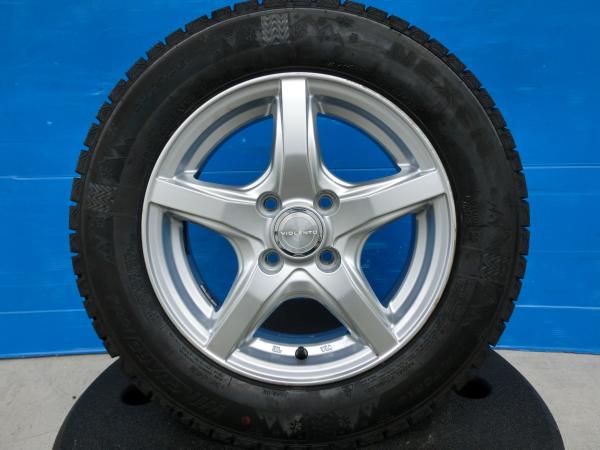 【20日限定!抽選で最大100％Pバック!】175/70R14 新品 スタッドレス 中古 ホイール 4本 SET NEXEN ネクセン WINGUARD 14インチ 4穴 社外 アルミ コンパクトカー アクア ヤリス ポルテ ヴィッツ 175/70/14 175/70-14 岡崎