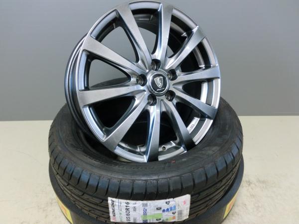 楽天タイヤショップトレッド【15日限定!抽選で最大100％Pバック!】120系 ラクティス 185/60R16 アウトレット サマータイヤ ホイール 4本 SET 未使用 ナンカン + 中古 マナレイ G10 16インチ 6J ET45 PCD100 5H 5-100 トレジア 185/60/16 185/60-16 岡崎