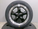 新品 夏タイヤ 155/65R14 ダンロップ エナセーブ EC204 中古 社外アルミ 14インチ 4H100 4/100 4-100 岡崎 低燃費 エコ 軽 N-BOX タント ムーヴ ワゴンR スペーシア アルト